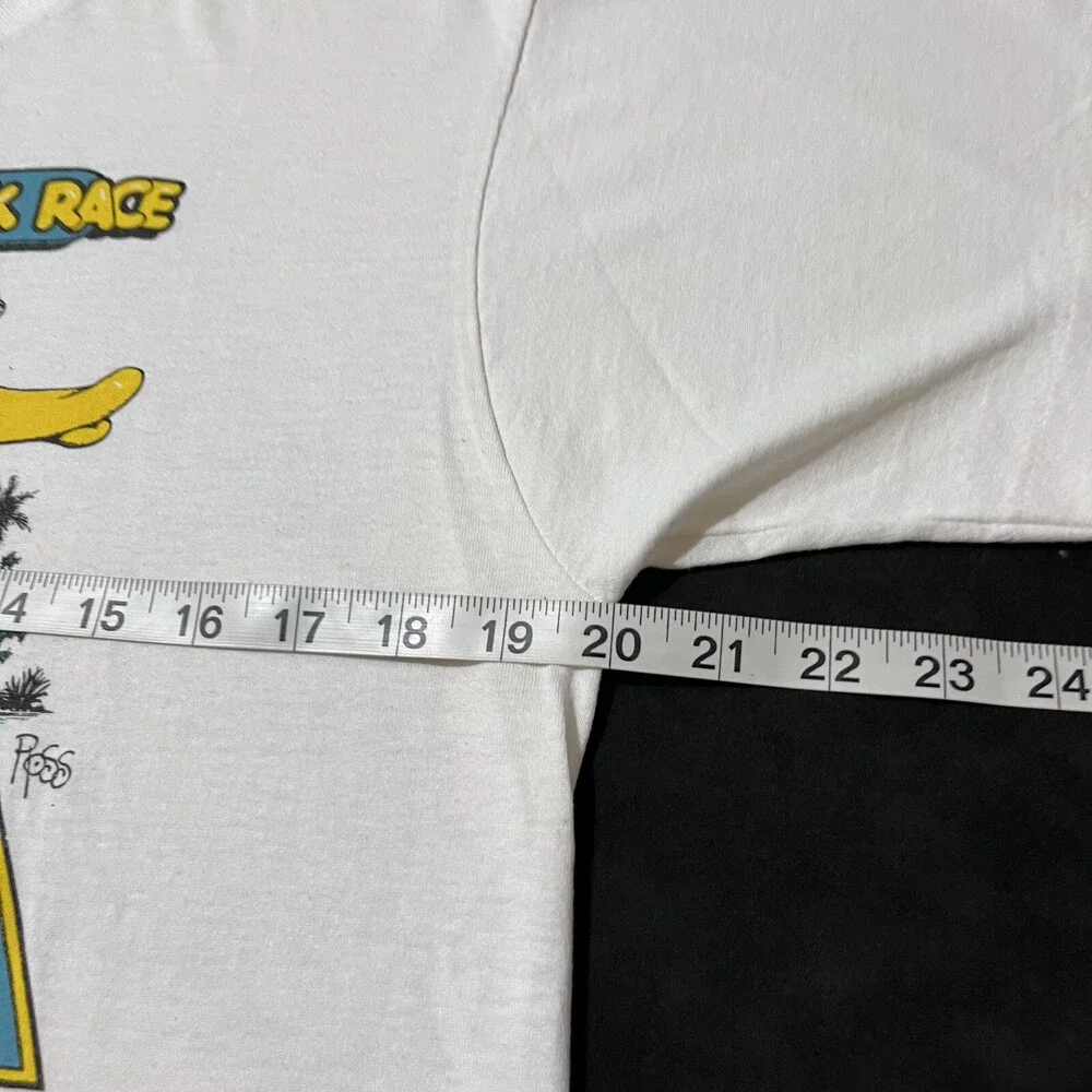 Vintage Tampa Shirt Gasparilla Marathon Florida Duck Race Run Nike Scott Ross